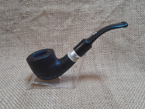 By Lorenzo Ricam Sandblasted Curved Briar Wood Pipe from Italy 3