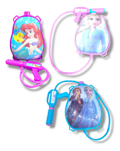 Sebybus Frozen Water Backpack with Water Gun - The Little Mermaid 0