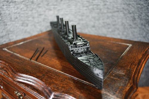 LE·3D Maqueta Titanic A Escala 1:500 Para Armar Y Pintar 2