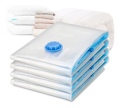 Compressed Vacuum Storage Bag for Clothes 80 x 130 cm 0