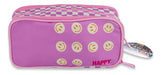 Canopla Talbot Three Zipper Pink Smiley 4