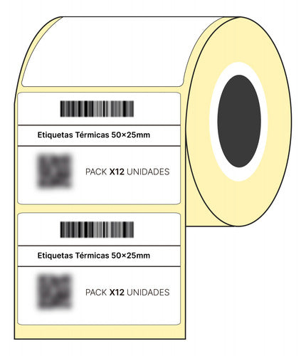 ID GROUP S.A Thermal Labels 50 X 25 Mercado Full X 12 Rolls 0