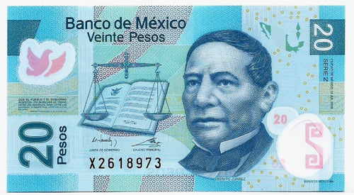 Fk Billete Mexico 20 Pesos 2016 P 122 Polimero Sin Circular. 0