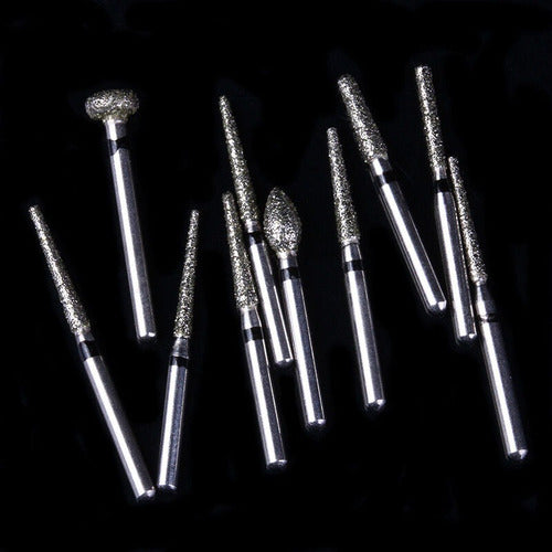 Diamond Stones Kit FG-109 Coarse Grain Black Ring x10 Odontological 2