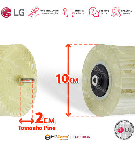 Turbina Evaporadora Ar Condicionado LG Adp73513407 Original 2