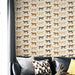 Unigoos Fondo Beige Leopardos Peel And Stick Wallpaper Papel 1