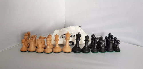 Plastigal Professional Staunton Chess Set with Vinyl Board 2