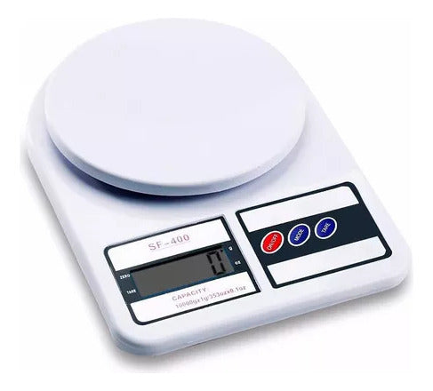 Balanza Digital De Precisión Cocina 1 Gramo A 10 Kg Pilas 4