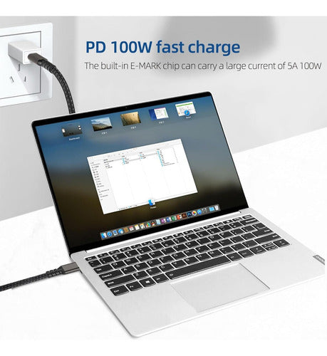 USB-C to USB-C Fast Charging PD 100W Cable 1m 3