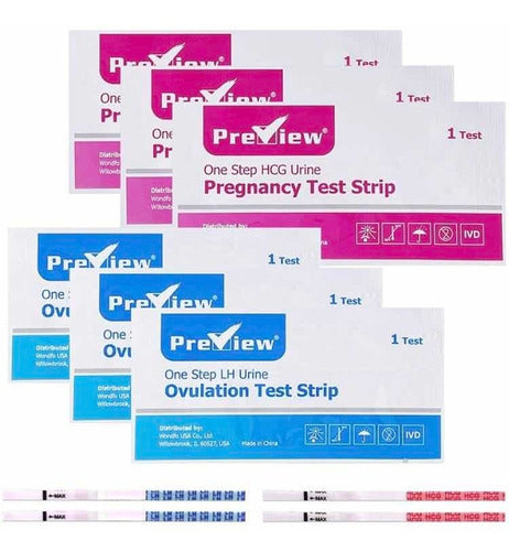 Proven Ovulation and Pregnancy Tests - 50 Ovulation Tests + 20 Pregnancy Tests 1