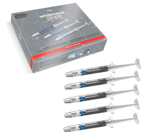 FGM Whiteness 22% Dental Whitening Kit X 5 Syringes 0