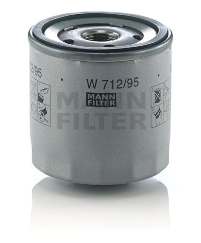 Mann Filter Filtro De Aceite Volkswagen Golf Vii 1.4 Tsi 0