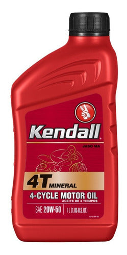 Aceite Moto Kendall 4t Ma 20w50 Caja 12x1 Litro 0