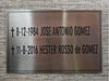 Acropolis FC Plaques - La Plata Photo Plate Cemetery Reminder Stainless Steel 10x15 4