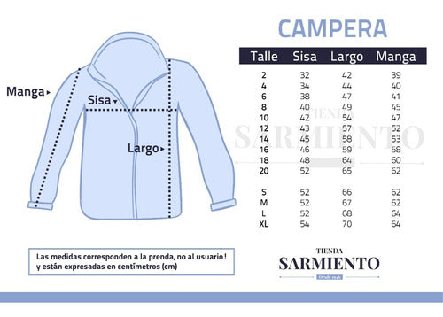 Tienda Sarmiento Campera Polar Instituto Urquiza Imsu - Adulto 4