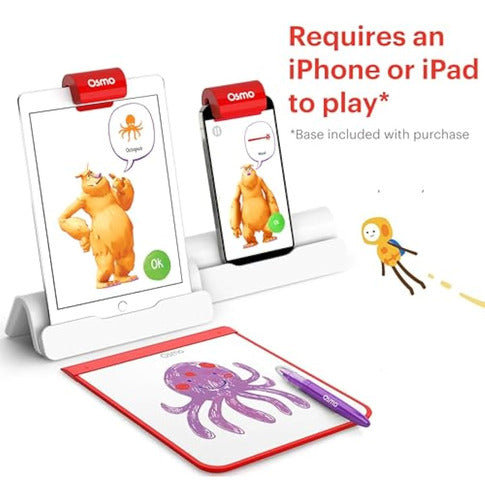 Osmo - Base Para iPad - 2 Juegos Prácticos De 1