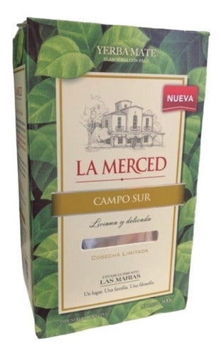 La Merced Yerba Mate Campo Sur 500g Pack of 3 0