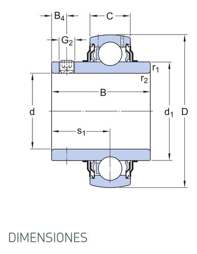 Ruleman Skf  De Insercion Modelo Yar 206 -2f . 7