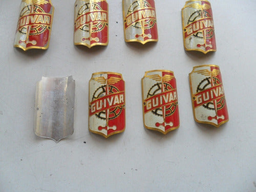 Guivar Antique Vintage Retro Bicycle Emblems Lot of 8 1