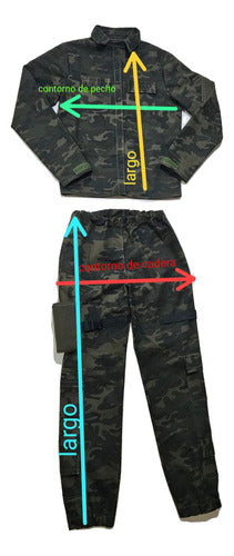 Ryna Disfraces Camouflage Soldier Costume for Boys Size 10/12 3