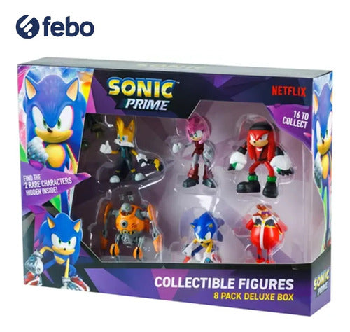 Sonic Pack X6 En Caja Eggforcer Coleccionables Juguetes 1