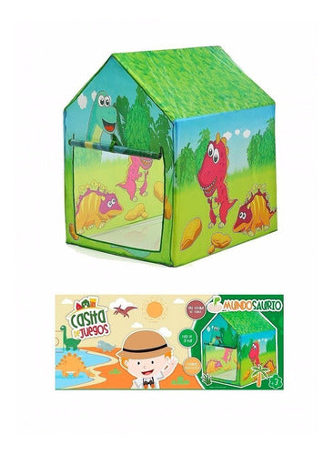 Children's Indoor Playhouse Dinosaur Castle Tent for Boys 2