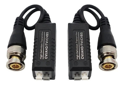 Balun Pair CVI TVI HD CCTV Cable UTP BNC Security Camera DVR 0