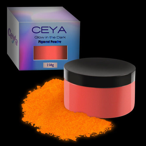 Ceya Glow in the Dark Pigment Powder 150g Red 1