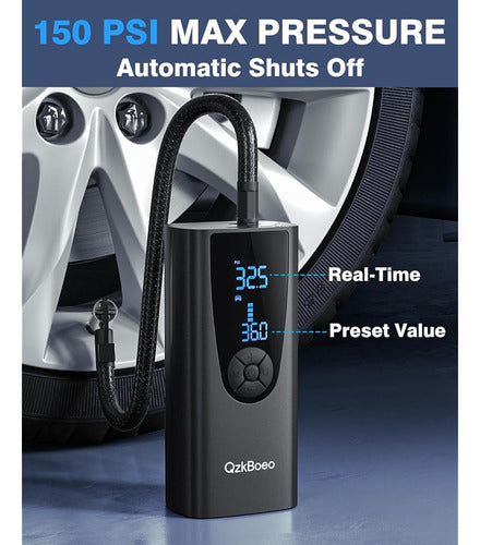 QzkBoeo Portable Air Pump, Tire Inflator Compressor 2