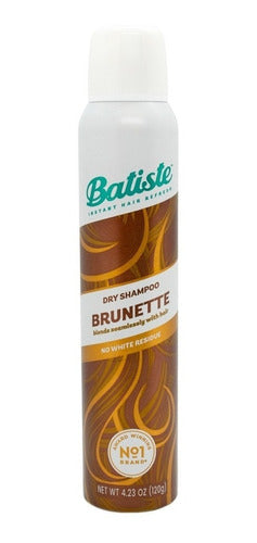 Batiste Dry Shampoo En Seco Brunette Color Castaño Claro 0