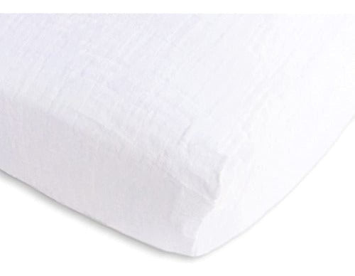 SwaddleDesigns Adjustable Cotton Muslin Crib Sheet 0