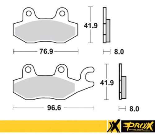 Pro-X Brake Pads FA197 Kawasaki Versys 300 X ABS Rear 2