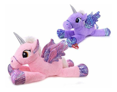 Phi Phi Toys Giant Lying Unicorn Plush with Wings 3