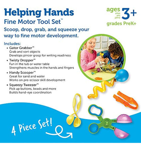 Learning Resources Helping Hands Fine Motor Tools Set 1