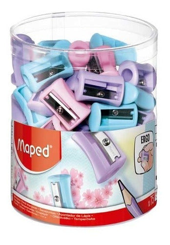 Maped Plastic Ultra-Compact Pencil Sharpener in Pastel Colors (x72 Units) 2