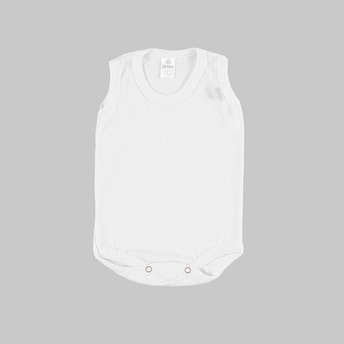 Pack of 6 Wholesale Baby Cotton Plain Sleeveless Body by Gamisé 5-7 16