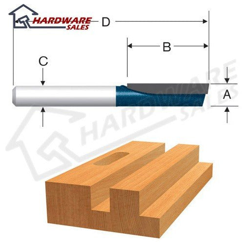 Bosch 85279mc 316 In Carbide Tipped Single Route Straight Ro 1