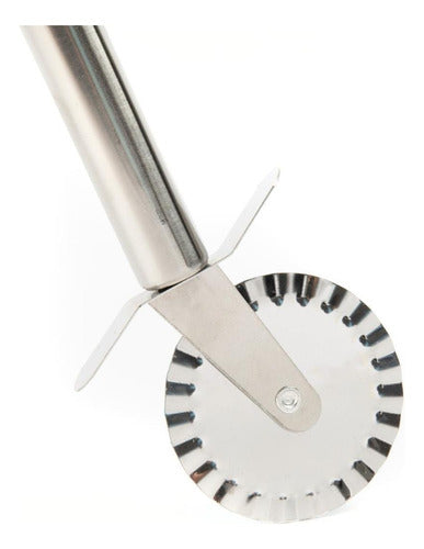 Stainless Steel Ravioli Cutter Wheel Slicer 0