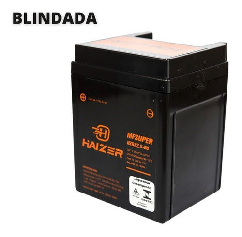 Haizer Bateria Honda Xl 125 Xlr 125 Turuna 2,5 12v Selada 0