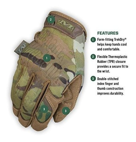 Mechanix Wear Guante Tactico Coyote Original Multicam 1