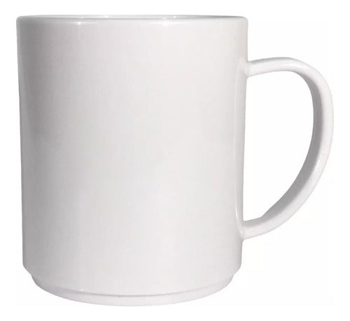 Polymer 48 White Plastic Sublimation Mugs of Maximum Quality 3