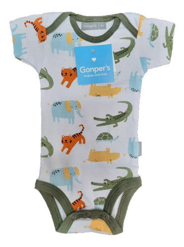 Gonper's Baby Boy Short Sleeve Bodysuit - All Sizes 6