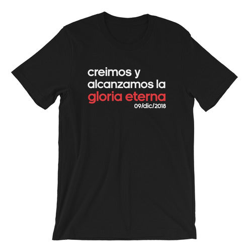 Cotton T-shirt River Plate We Believed And Achieved Glory 0