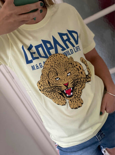 TLS Yellow Leoppard T-Shirt 1