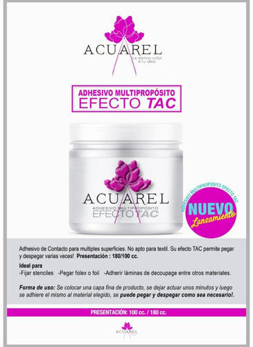 Adhesivo Multiproposito Acuarel X 180cc Efecto Tac 0