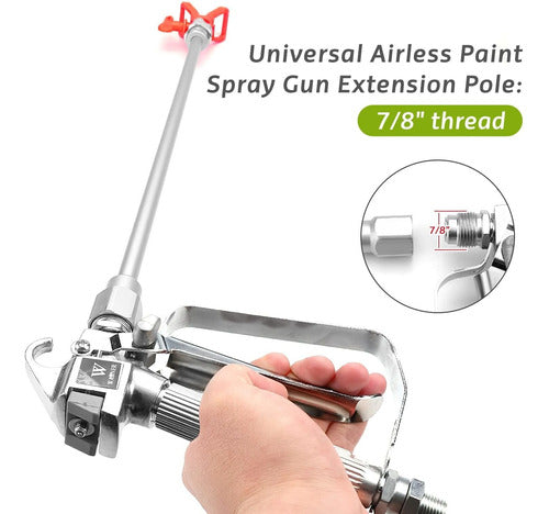 Dgcus Airless Paint Spray Spray Gun Tip Extension Pole Rod 1