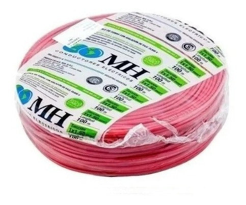 MH Unipolar Cable 2.5 Mm Iram Red X 100 Mts 0