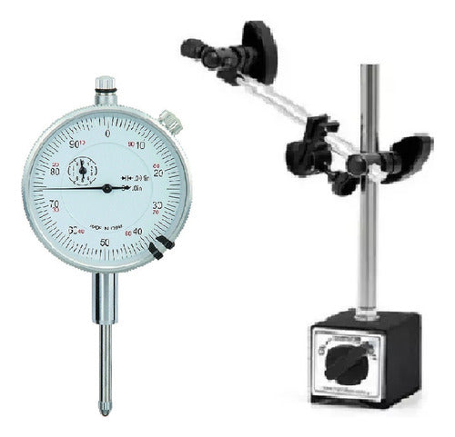 Ruhlmann Base Magnética + Reloj Comparador Centesimal Combo 0