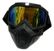 SuzukiCenter Open Face Motorcycle Mask Goggles 2