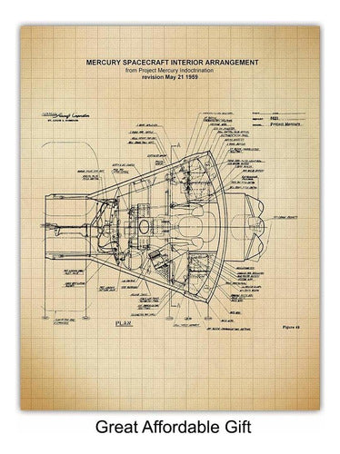 Yellowbird Art & Design Nasa Space Exploration Patent Art Prints - Vintage Wall Art 4